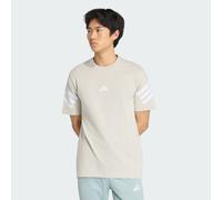 ADIDAS MEN SINGLE JERSEY 3-STRIPES T-SHIRT Beige 2XL