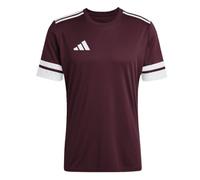 adidas Homme SQUADRA25 Jersey Short Sleeve, Team Maroon 2/White, S