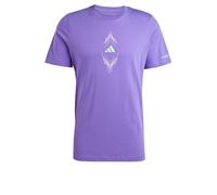 Adidas F50 Graphic Short Sleeve T-shirt Viola L Uomo