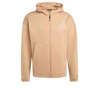 ADIDAS SPORTSWEAR Giacca di felpa sportiva 'Z.N.E.' beige / grigio chiaro, Taglia M