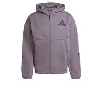 Giacca con cappuccio a zip intera adidas Z.N.E. Gris M