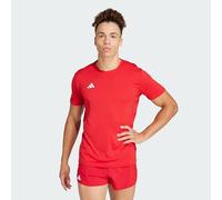 ADIDAS PERFORMANCE Maglia funzionale 'Adizero Essentials' rosso / bianco, Taglia L