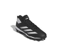 adidas Men's Adizero Impact Molded Baseball Sneaker, Black/White/Black, 7.5