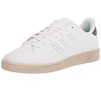 adidas Men's Advantage Ecogrind Tennis Shoe, White/Shadow Navy/White, 4.5
