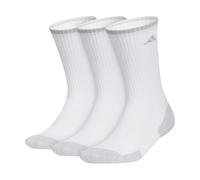 Adidas Men's Cushioned X 4 3-Pack Crew, Calzini Equipaggio Uomo, White Clear Onix Grey, Large