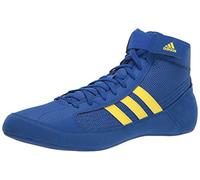 adidas Men's HVC Wrestling Shoe, Royal Blue/Yellow/Black, 16