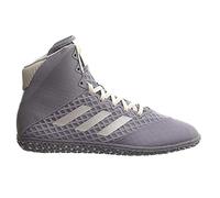 adidas Men's Mat Wizard 4 Wrestling Shoe, Glory Grey/White/Gold, 6.5