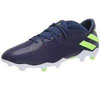 adidas Men's Nemeziz Messi 19.3 FG Sneaker, Indigo/Green/Purple, 8.5 M US