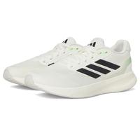 Adidas Men's Run Falcon 5 Sneaker, off White/Black/Lime Burst, 11.5