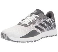 adidas Men's S2G Wide Spikeless Golf Shoes, Footwear White/Grey Three/Grey Two, 12