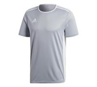 adidas Men's Soccer Entrada 18 Jersey, Light Grey/White, Small