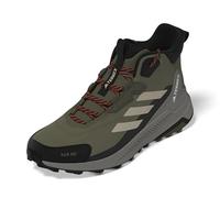 adidas Men's Terrex Anylander Mid Top Rain.RDY Hiking Sneaker, Olive Strata/Wonder Beige/Black, 8.5