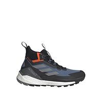 adidas Men's Terrex Free Hiker Gore-TEX Hiking Shoes 2.0, Wonder Steel/Grey Three/Impact Orange - 8 M US
