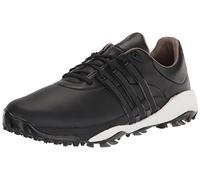 adidas Men's TOUR360 Infinity Golf Shoes, Core Black/Core Black/Red, 10
