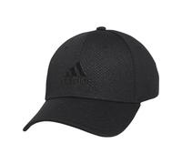 adidas Men's Zags 2.0 Structured Mid Crown A-Flex Stretch Fit Hat, Black/Black