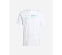 Adidas Uomo Mercedes - AMG Petronas Formula One Team Dna Graphic Tee Men, White/Semi Mint Rush, M