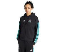 Adidas Felpa con cappuccio e zip Mercedes AMG Petronas Formula 1 DNA Black/Semi Mint Rush XS