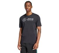 Adidas Uomo Mercedes - AMG Petronas Formula One Team Dna Tee Men, Black/White, L