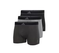 Adidas Microfiber Boxer Briefs Underwear Multipack - Athletic, Moisture Wicking, Stretch Fit & Tagless Discontinued Intimo Uomo (Pacco da 3)
