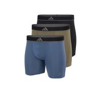 Adidas Microfiber Boxer Briefs Underwear Multipack - Athletic, Moisture Wicking, Stretch Fit & Tagless Discontinued Intimo Uomo (Pacco da 3)