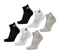 Adidas Mid Ankle 6 Pairs Unisex - Calze Bianco - Taglia 34-36 White 34-36
