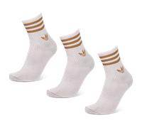 Adidas Mid Cut Crew 3 Pack unisex Calze - Bianco - Foot Locker White 37-39