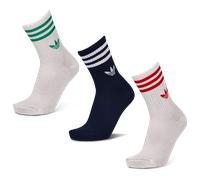 Adidas Mid Cut Crew 3 Pack unisex Calze - Bianco - Foot Locker White 37-39