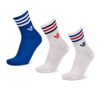 Adidas Mid Cut Crew 3 Pack Unisex - Calze Bianco - Taglia 43-45 White 43-45