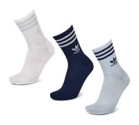 Adidas Mid Cut Crew 3 Pack unisex Calze - Blu - Foot Locker Blue 43-45