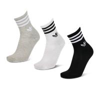 Adidas Mid Cut Crew 3 Pack Unisex - Calze Grigio - Taglia 46-48 Grey 46-48
