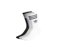 adidas Mid Cut Crw Sck, Calze Unisex - Adulto, White/Medium Grey Heather/Black, M