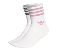 Adidas MID-CUT GLITTER (2PP) Originals Calza Bianco Unisex HK0301