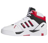 adidas MIDCITY Mid Shoes, Scarpe da Basket Uomo, Cloud White/Collegiate Red/Core Black, 39 1/3 EU