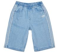 Adidas Minecraft Denim Bambini - Pantaloncini Blu - Taglia 129 - 134 CM - Twill di Cotone Blue 129 - 134 CM
