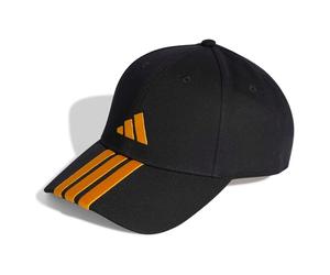 adidas Mixte Bball 3S cap New Logo, Black/Collegiate Gold, XXS-XS