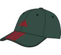 adidas Mixte Bball 3S cap New Logo, Team Dark Green/Better Scarlet, M-L