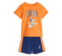 adidas Mixte bébé DISNEY MICKEY MOUSE T-SHIRT SET, Pure Orange/off white, 6-9 Months