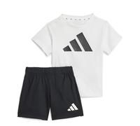 adidas Unisex - Bimbi 0-24 ESSENTIALS BIG LOGO T-SHIRT SET, white/black, 6-9 Months