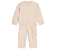 adidas Mixte bébé ESSENTIALS LINEAR LOGO JOGGER, Crystal Linen/white, 9-12 Months