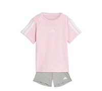 adidas Mixte bébé ESSENTIALS T-SHIRT SET, clear pink/white/white, 3-4 Years