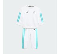 adidas Mixte bébé MERCEDES - AMG PETRONAS FORMULA 1 TEAM DNA BABY JOGGER LONG SLEEVE, white/semi mint rush, 12-18 Months