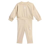 adidas Mixte bébé SEASONALS SWEAT SET, Crystal Linen/white, 12-18 Months