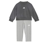 adidas Mixte bébé SEASONALS SWEAT SET, grey six/white, 3-6 Months