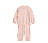 TIRO_NSTER JOGGER SET Blush Pink / White 3-4A