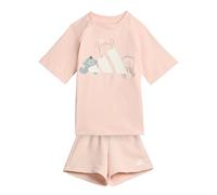 adidas Mixte bébé TIRO_NSTER T-SHIRT SET, blush pink/white, 2-3 Years