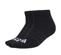 adidas Mixte CUSHIONED ESSENTIALS LOW CUT SOCKS 3 PAIR PACK, black/black/white, 8.5-10