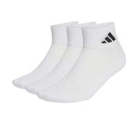 adidas Mixte CUSHIONED SPORTSWEAR ANKLE SOCKS 3 PAIR PACK, white/white/black, 10.5-12.5