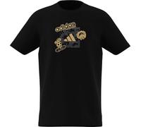 adidas Mixte Enfant Camo Graphic T-Shirt Junior, Black, 15-16 Years