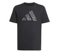 adidas Mixte Enfant Camo Graphic T-Shirt Junior, Black/Camo, 7-8 Years