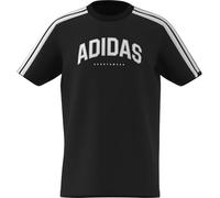 adidas Mixte Enfant Codes Collegiate Graphic T-Shirt, Black, 11-12 Years